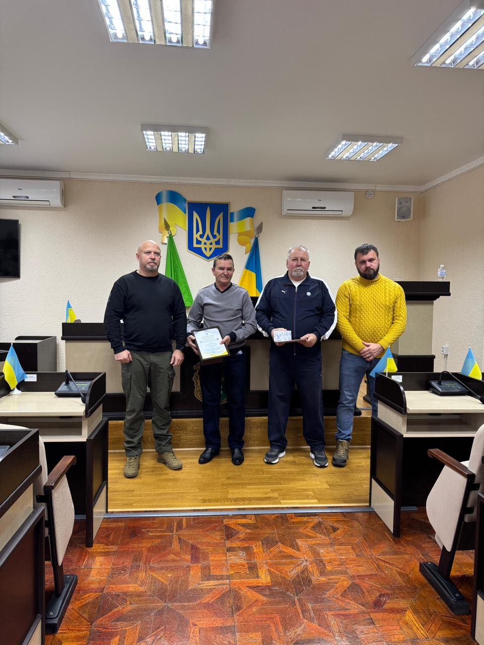 Детальніше про статтю Відзначили Почесними Грамотами учасників ліквідації наслідків аварії на Чорнобильській АЕС