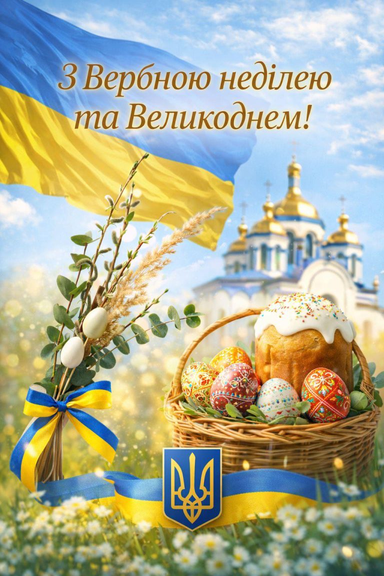 Детальніше про статтю З Вербною неділею та Великоднем!